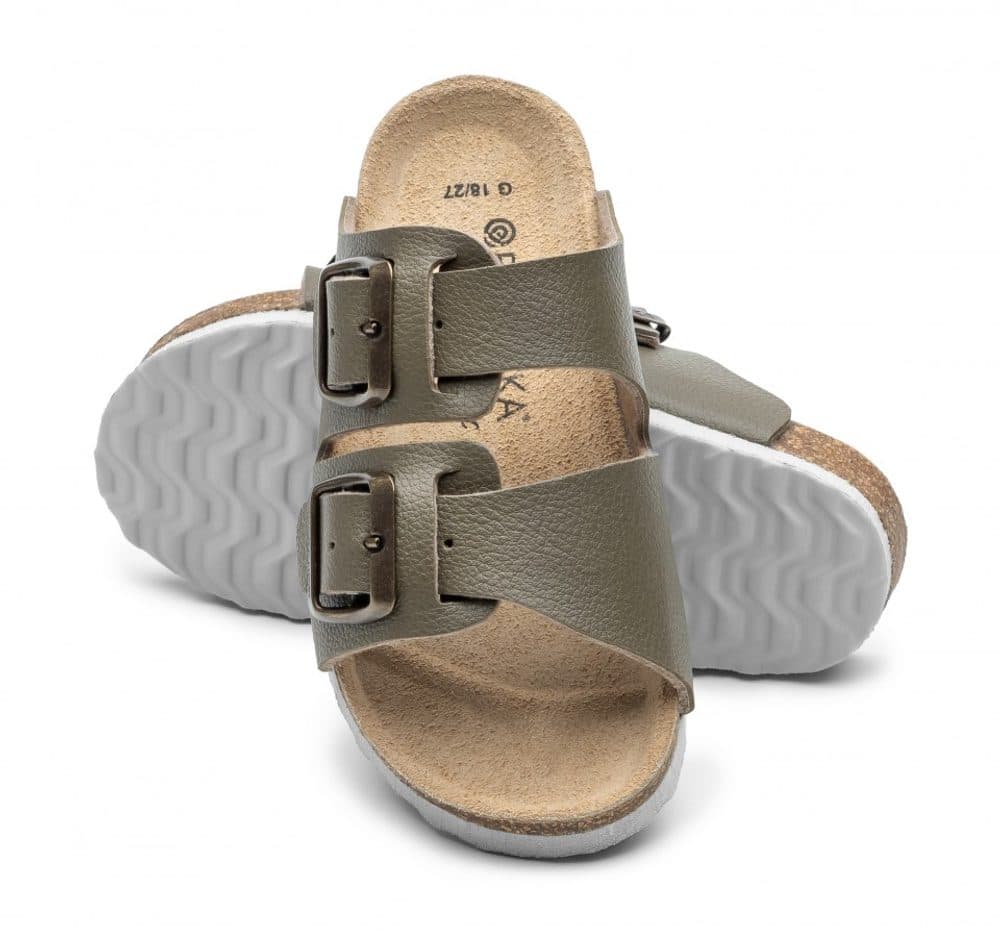 Dětské ortopedické pantofle Lifestyle T94/53, Protetika, khaki - 30 - náhled 3
