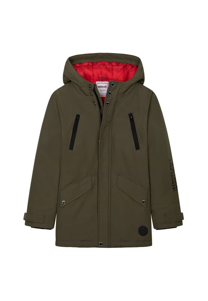 Kabát chlapecký Parka, Minoti, Gym 2, khaki -