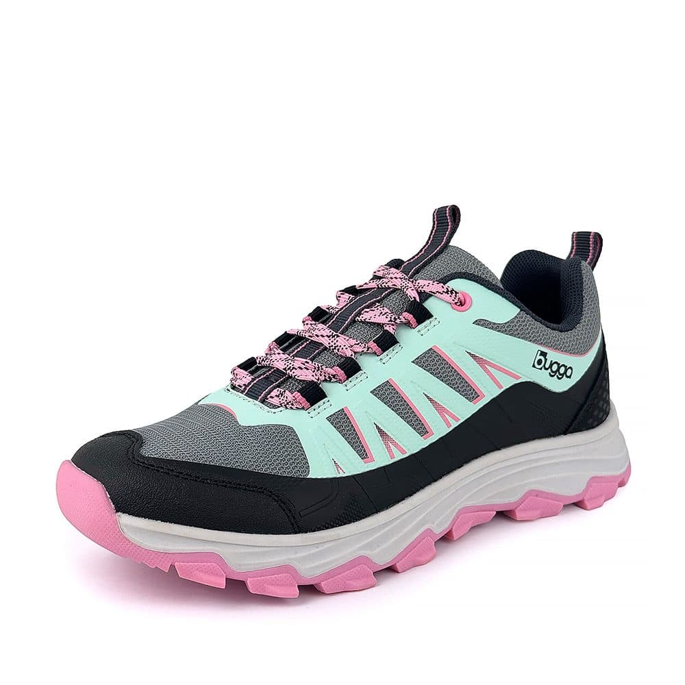 Dívčí outdoorové boty na tkaničky Bugga TARA Gray B00203-01 - 34 - náhled 1