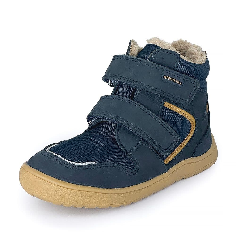Chlapecké zimní barefoot boty PRO-tex Protetika - GERO DENIM -