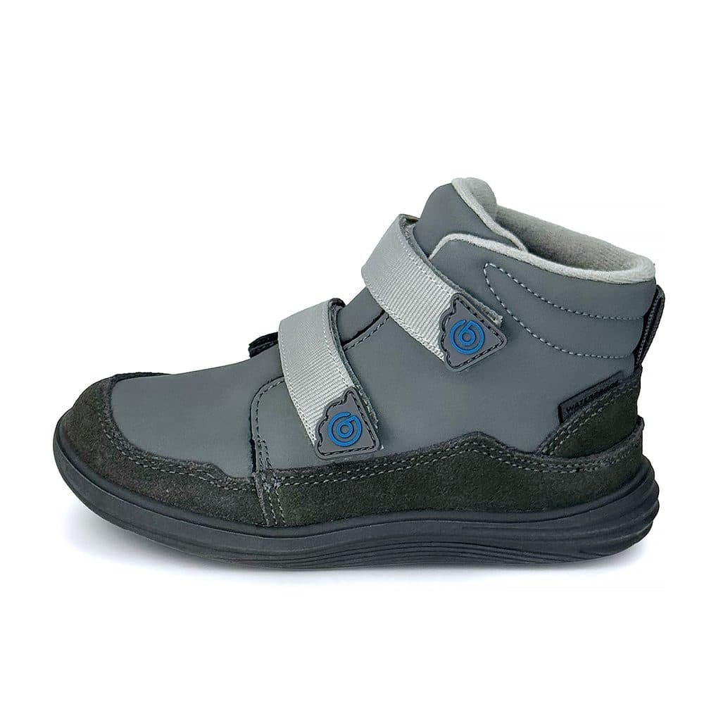 Dětské celoroční barefoot boty Bugga NUVA Dark Grey B00198-09 - 25 - náhled 2