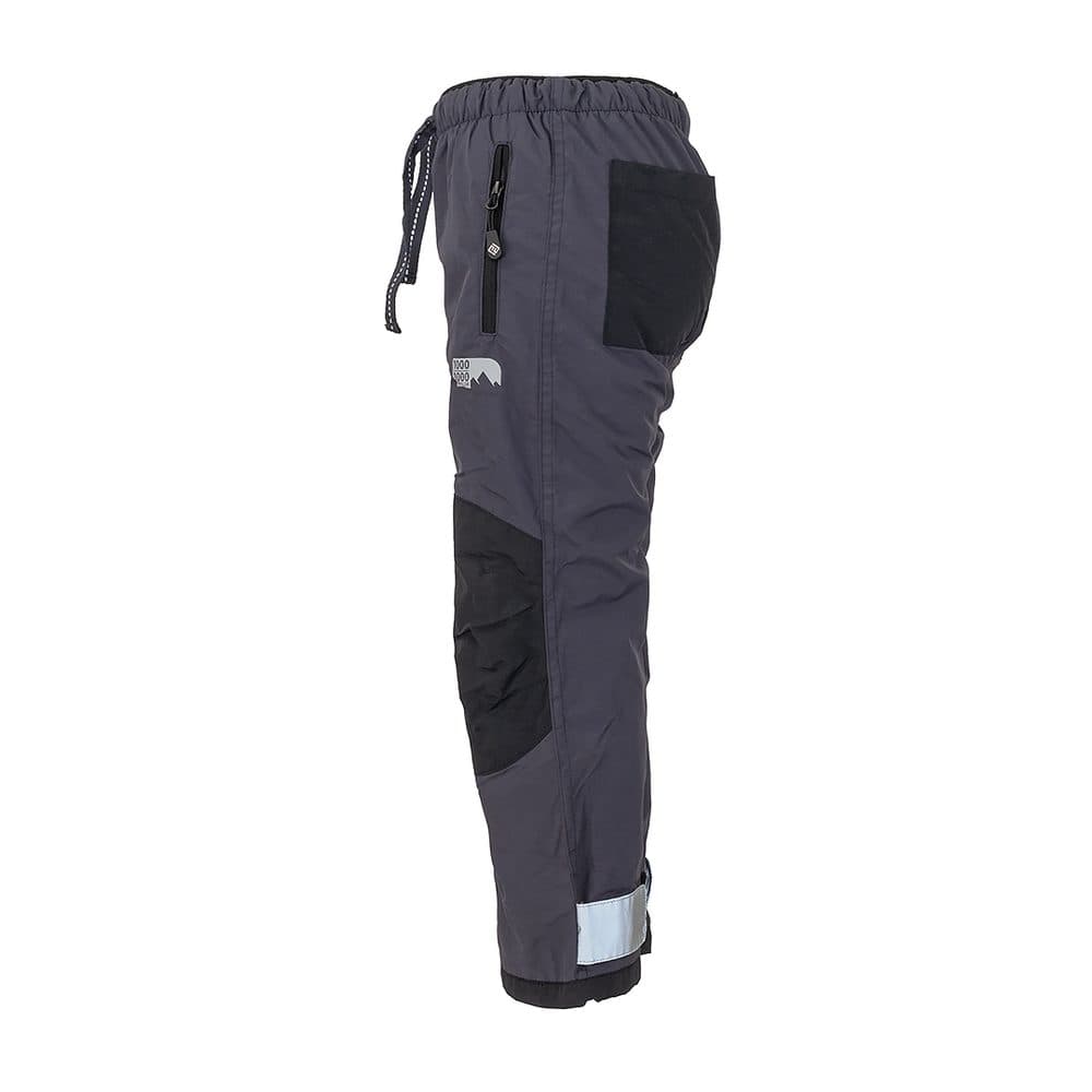 kalhoty sportovní outdoorové, podšité fleezovou podšívkou, Pidilidi, PD1121-09, šedá - 104 | 4roky - náhled 4