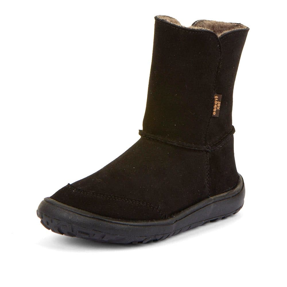 Dětské zimní barefoot boty TEX SUEDE Black G3160250-7 -