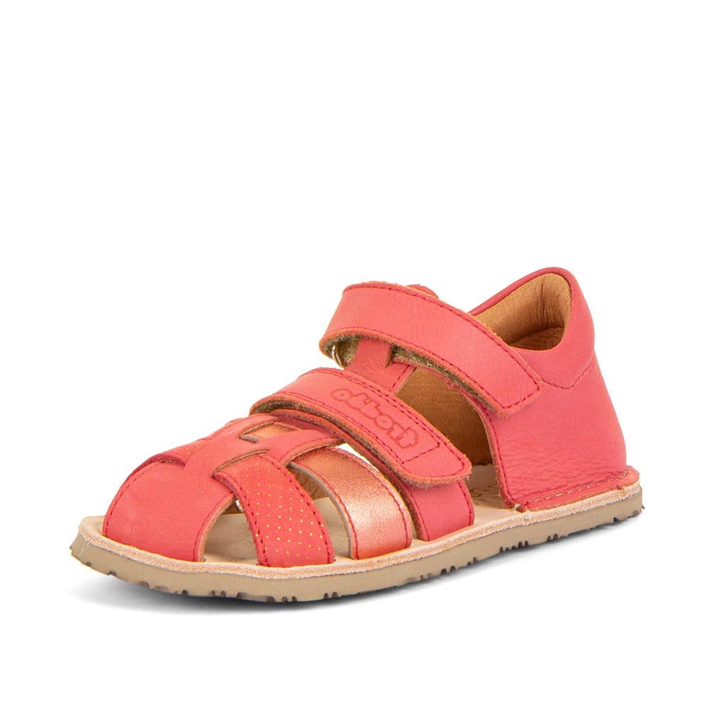 Dívčí barefoot sandály FLEXY F Coral Froddo G3150283-11 červená -