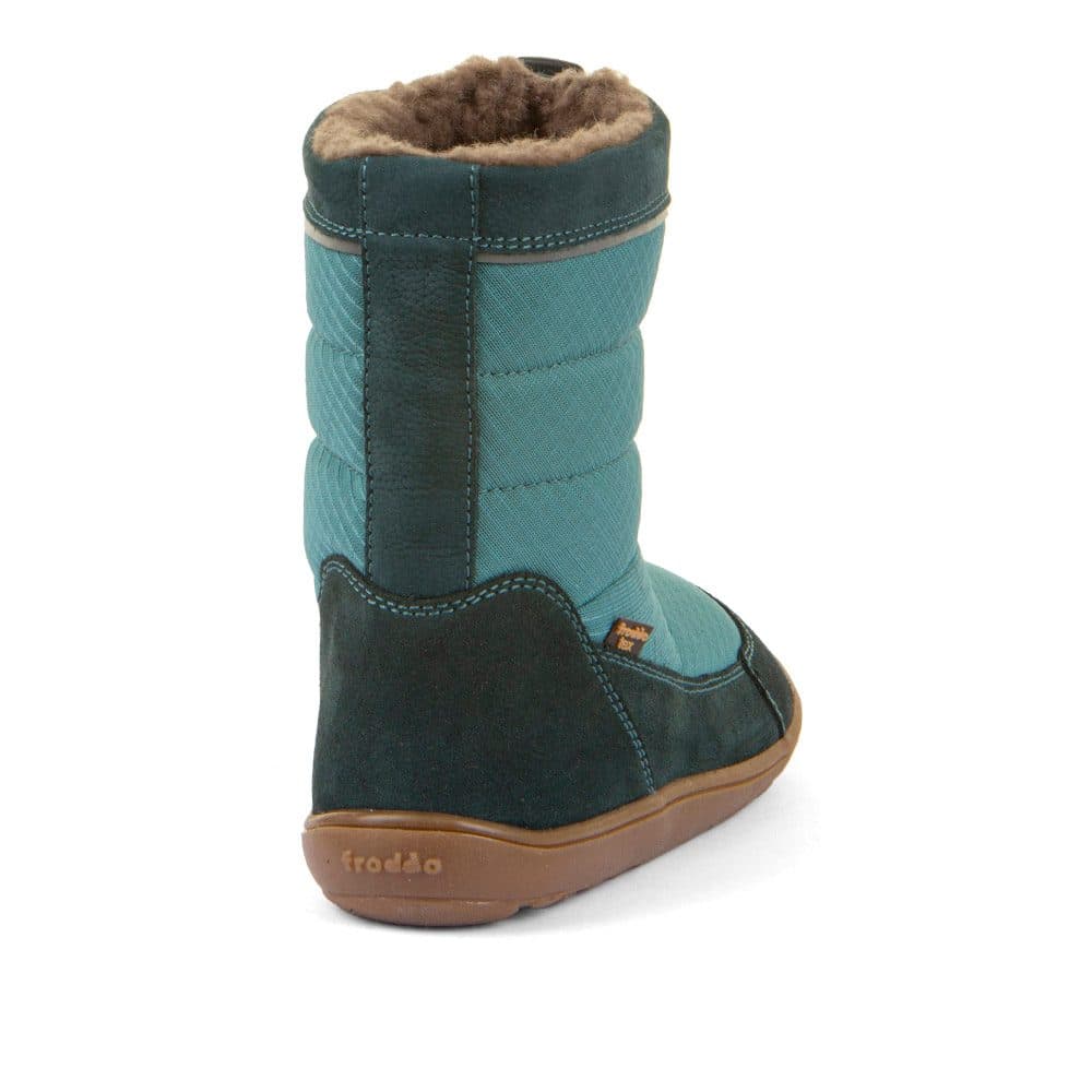 Dětské zimní barefoot sněhule UP TEX SNOW WOOL Petroleum G3160249-3 - 38 - náhled 5
