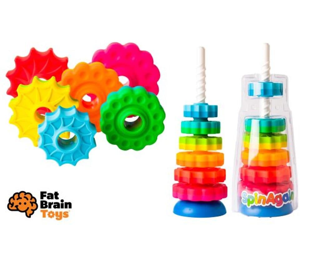 Věž s disky SpinAgain, Fat Brain, W010221 - náhled 2