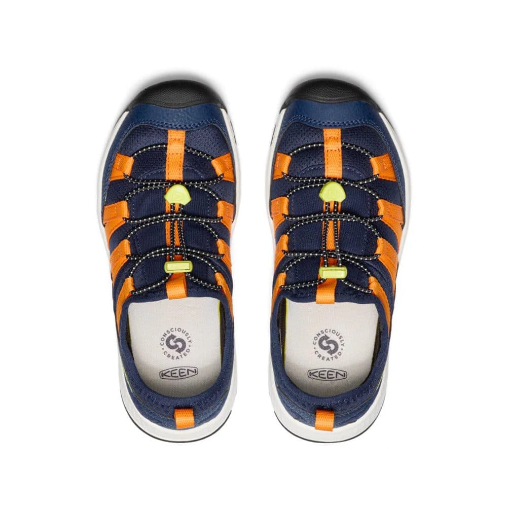 Dětské tenisky KEEN MOTOZOA SNEAKER YOUTH naval academy/bright marigold - 32/33 - náhled 3