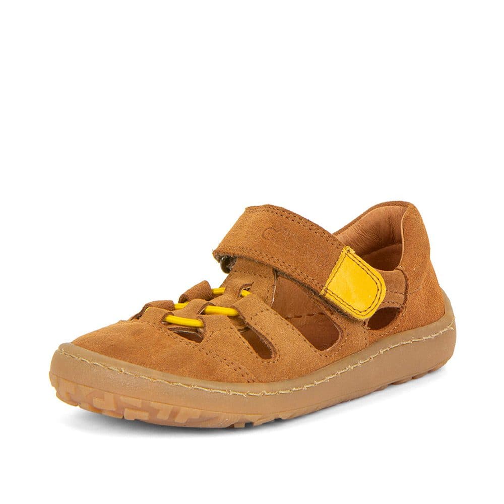 Chlapecká barefoot sandály ELASTIC Brown Froddo G3150262-3 hnědá -