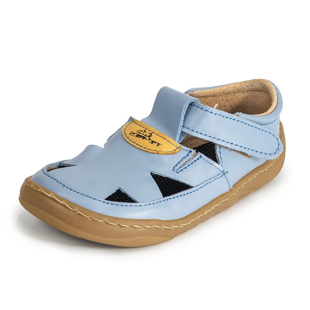 Barefoot dětské sandálky Pegres, SBF51 modrá -