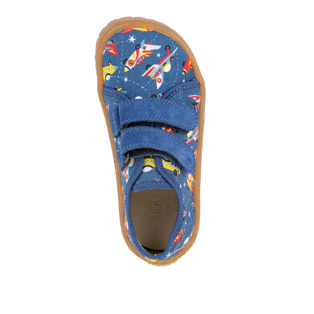 Chlapecké plátěné barefoot tenisky CANVAS BLUE ELECTRIC Froddo G1700440-5 - 24 - náhled 2