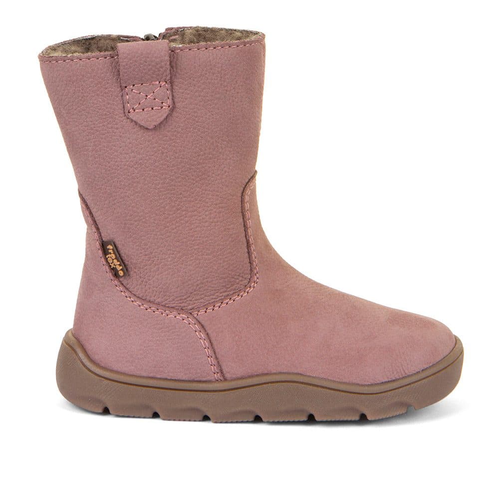 Dívčí zimní barefoot kozačky ZERU TEX BOOT Dark Pink, Froddo, G3160242-3, růžová - 24 - náhled 3
