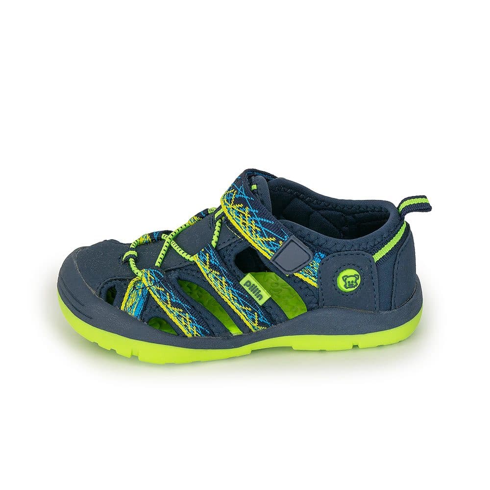 Chlapecké sandály BUGGA TIKI Dark Blue/Green - tmavě modré - 27 - náhled 2