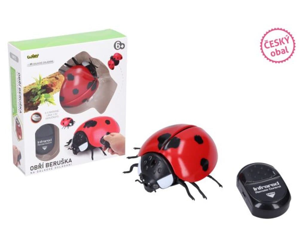 Beruška obří RC na dálkové ovládání 9 cm - český obal, Wiky RC, W012526 - náhled 3