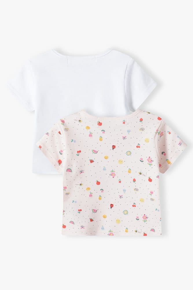 Tričko kojenecké s krátkým rukávem 2pack, Minoti, tulip 2, Holka - 68/74 | 6-9m - náhled 2