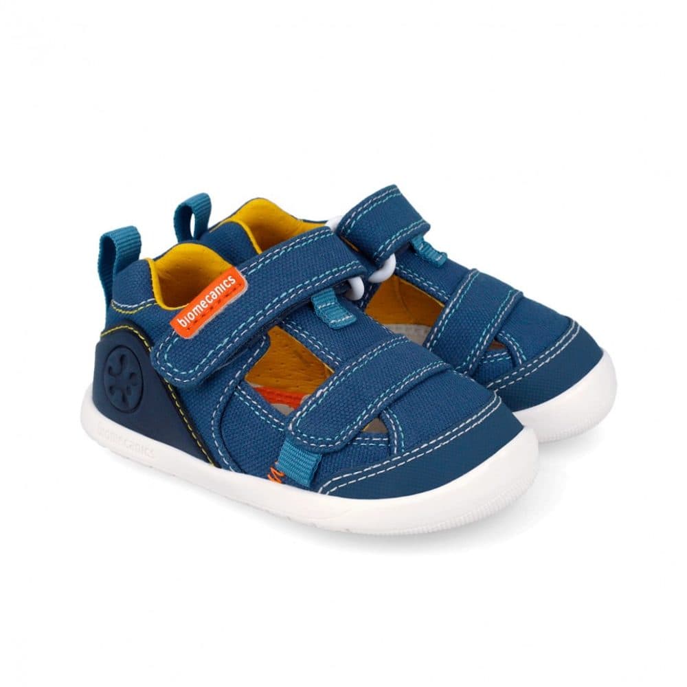Chlapecké barefoot sandály LONA BASICA PETROL Biomecanics 262191-A556 -