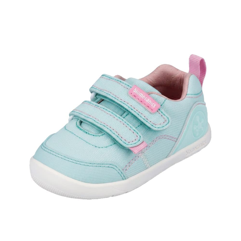 Dívčí barefoot plátěné tenisky LONA BASICA SKY Biomecanisc 262190-D622 -