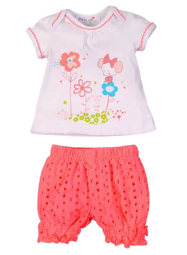 set dívčí tričko, kalhoty, Minoti, LOVELY 1, holka -
