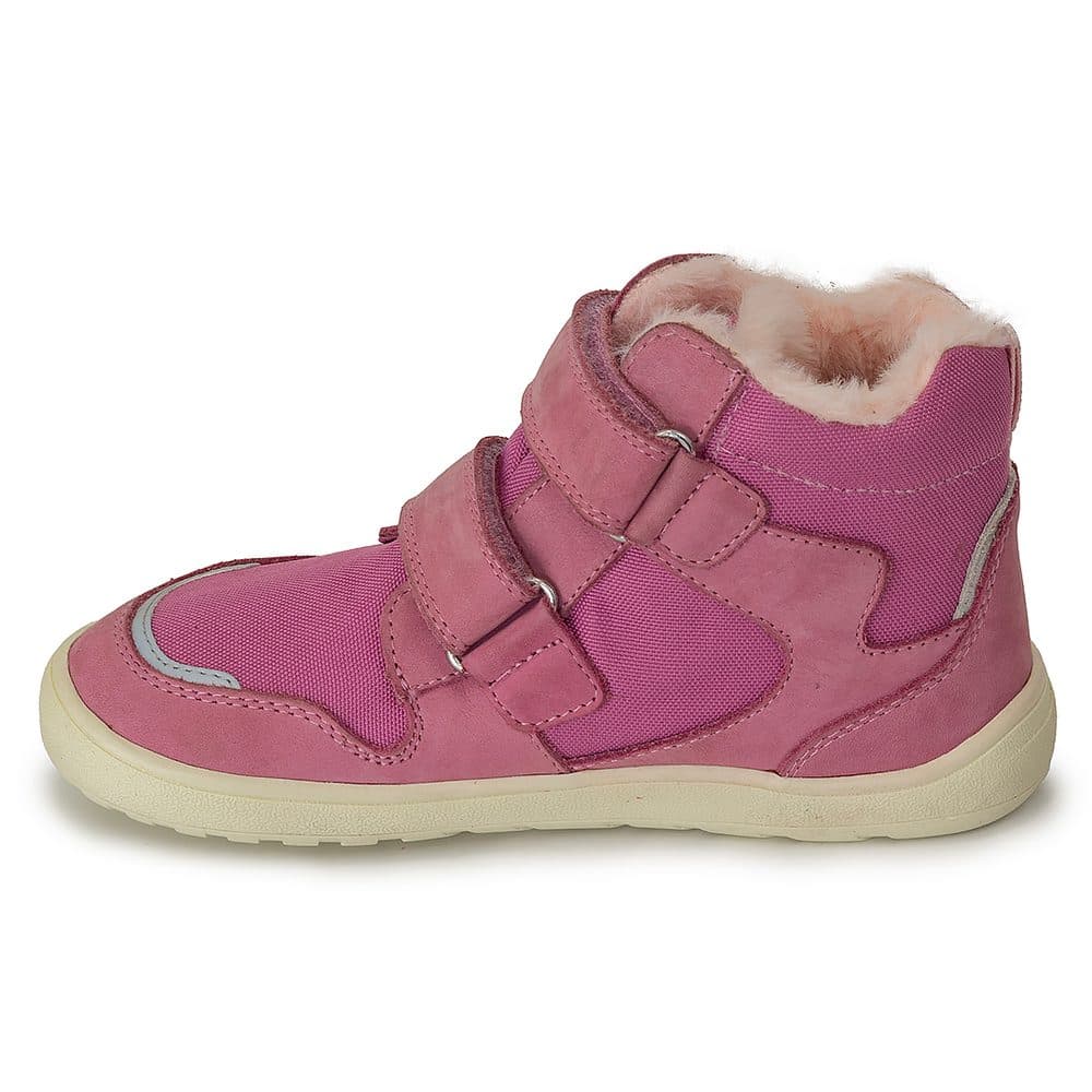 Dívčí zimní barefoot boty DAXI PINK, Protetika, růžová - 22 - náhled 5