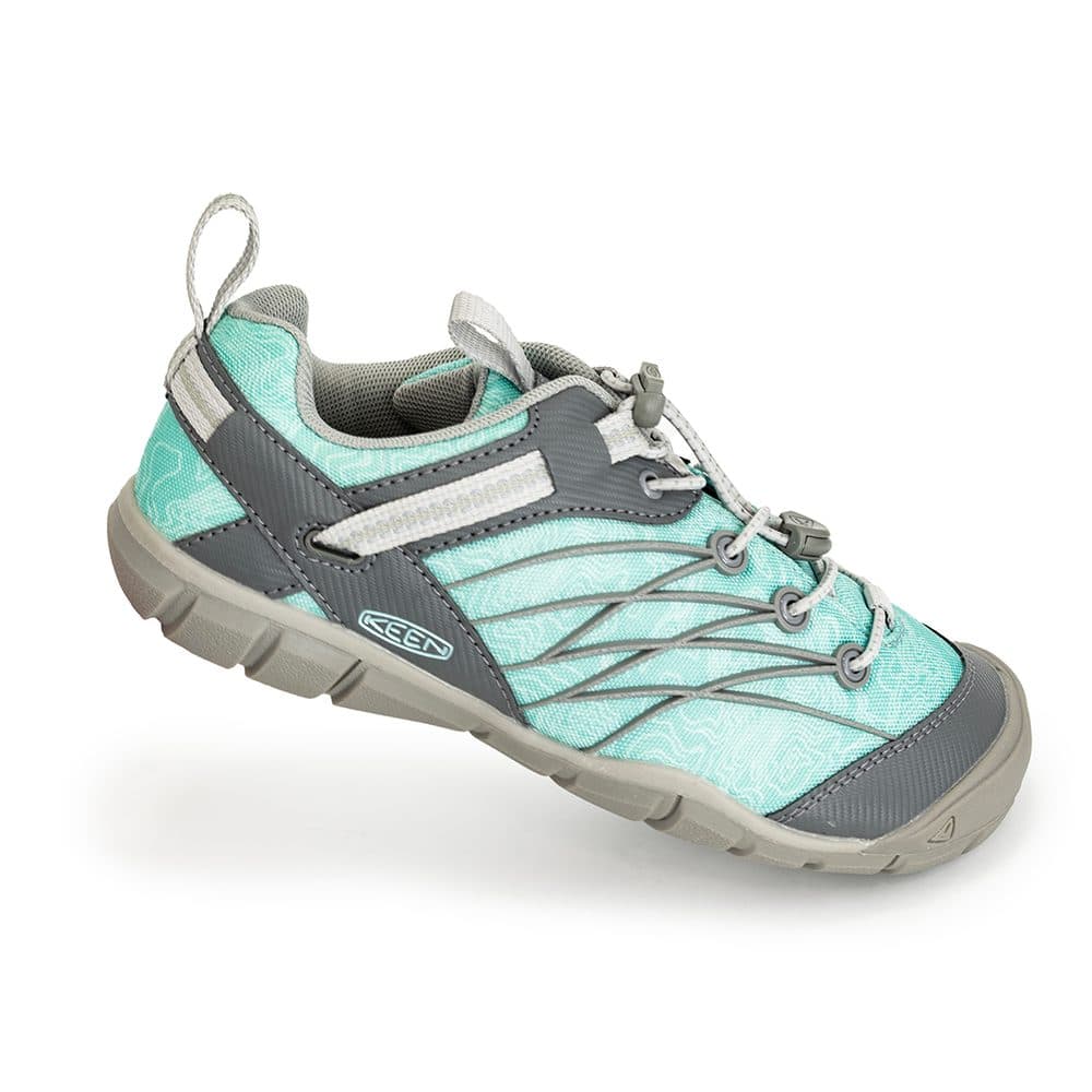 Outdoorové boty CHANDLER CNX C Drizzle/Waterfall, Keen, 1026307/1026305, tyrkysová -