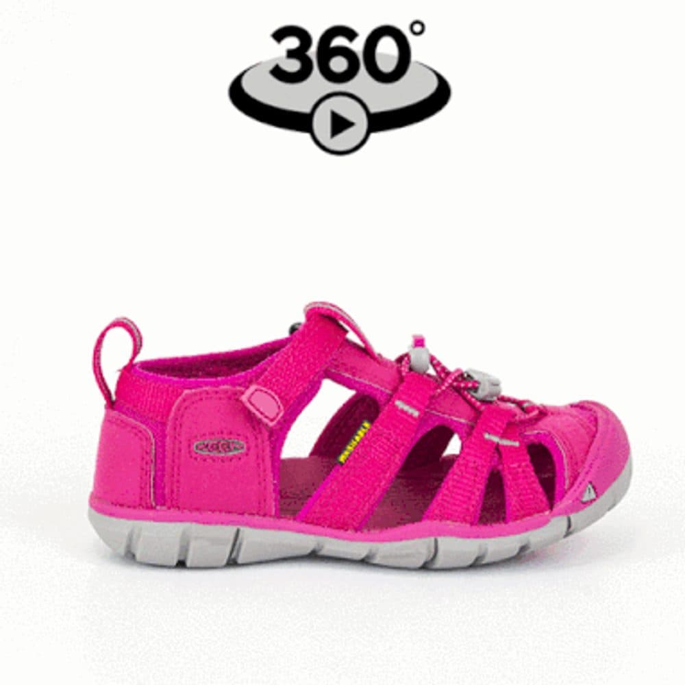 Dětské sandály SEACAMP II CNX JR, hot pink, Keen, 1020699, růžová - 37 - náhled 3