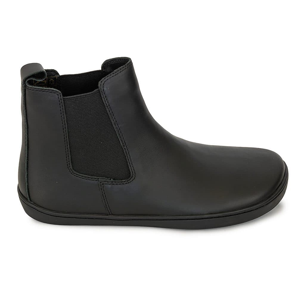 Dámské barefoot zimní boty DEBORA DARK BLACK, Protetika, tmavě černá -