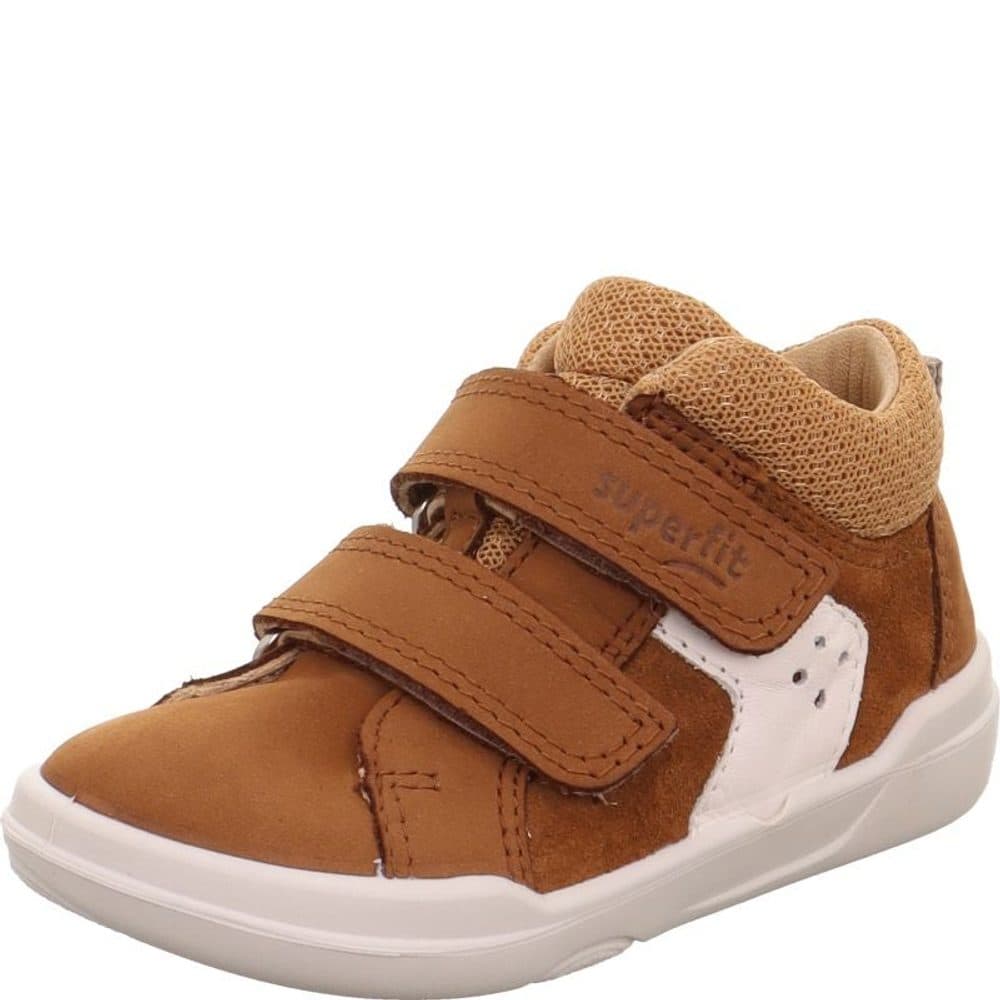 Chlapecké barefit vyšší tenisky SUPERFREE Brown/White Superfit 1-000543-3010 -