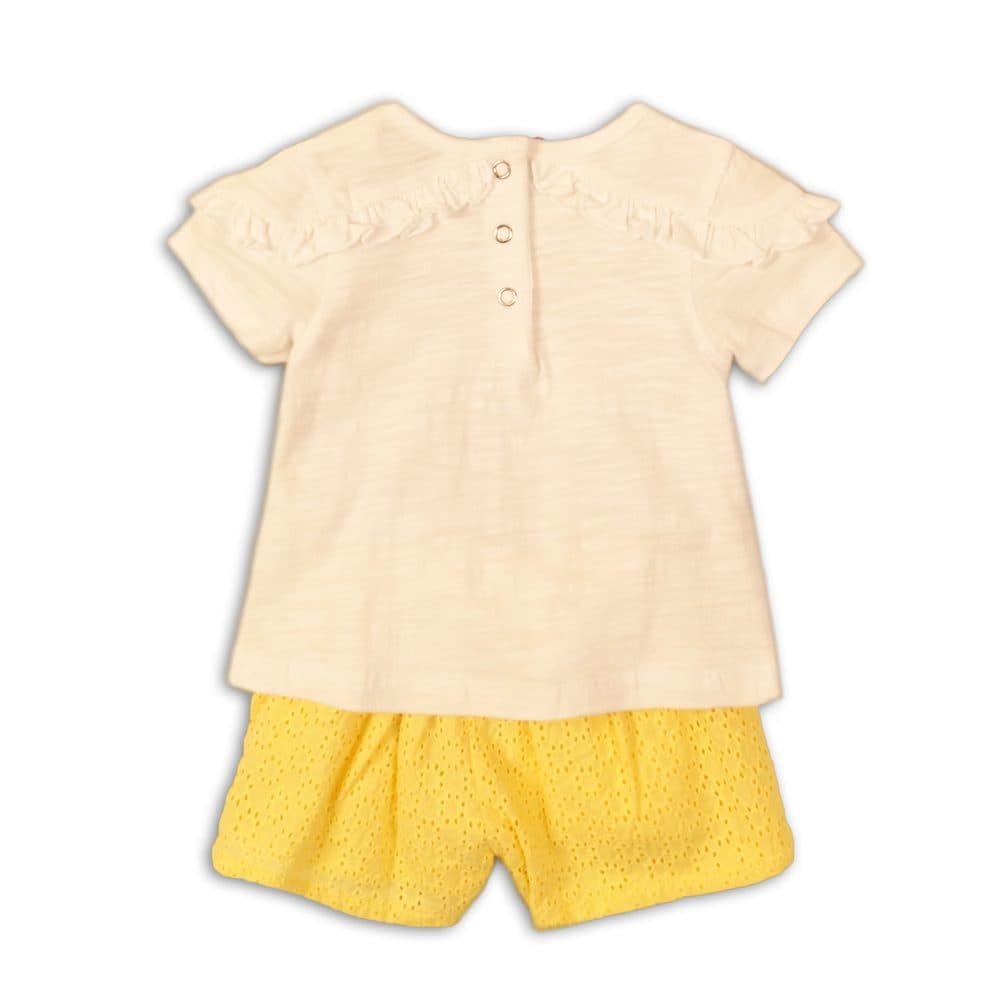Kojenecký set dívčí - tričko a kraťasy, Minoti, Fruits 3, holka - 80/86 | 12-18m - náhled 2