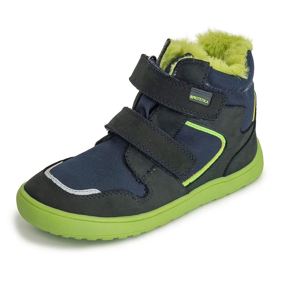 Chlapecké zimní barefoot boty GERO GREEN, PRO-tex, Protetika, zelená -