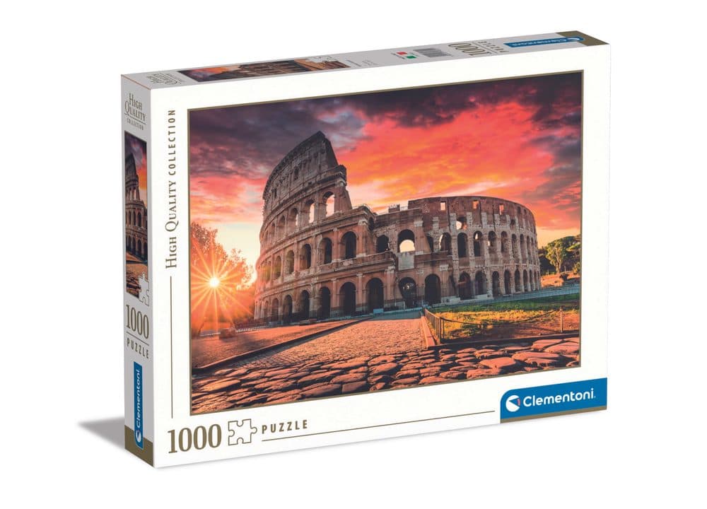 Clementoni Puzzle 1000 Západ slunce v Římě, Clementoni, W045890