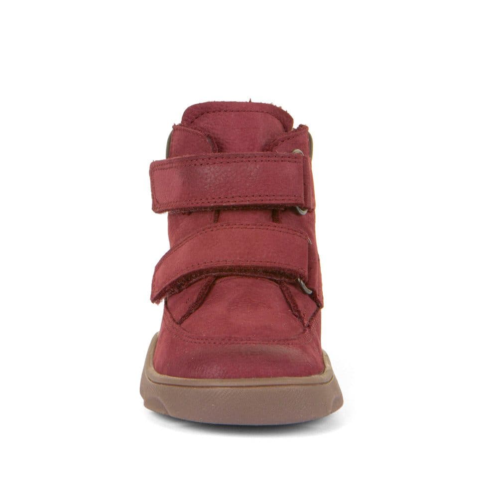 Dívčí zimní barefoot boty ZERU TEX Bordeaux, Froddo, G2110150-6, červená - 20 - náhled 3
