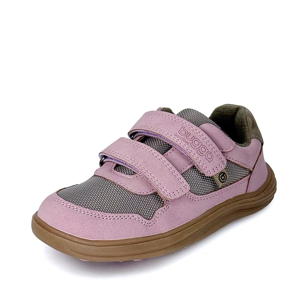 Dívčí celoroční barefoot tenisky Bugga SAFI Pink B00201-18 -