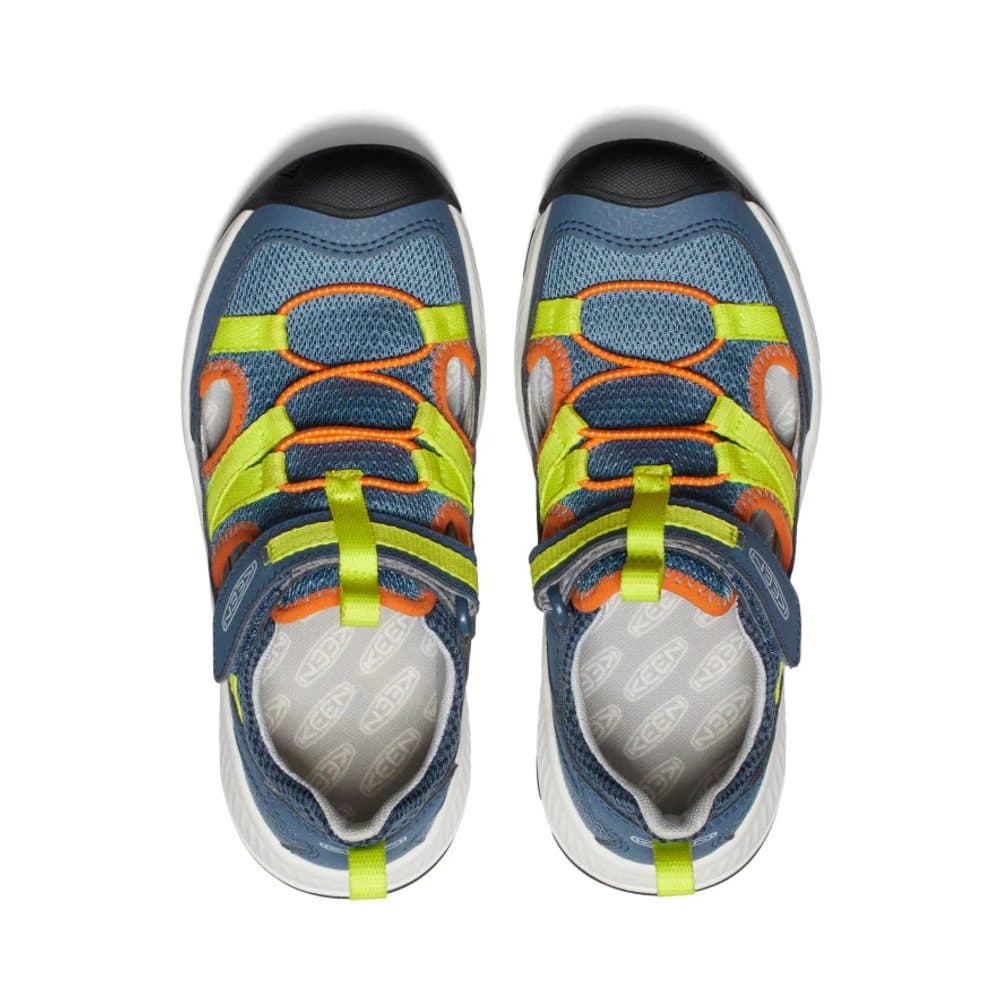 Dětské sandály KEEN MOTOZOA SANDAL YOUTH vintage indigo/scarlet ibis - 35 - náhled 3