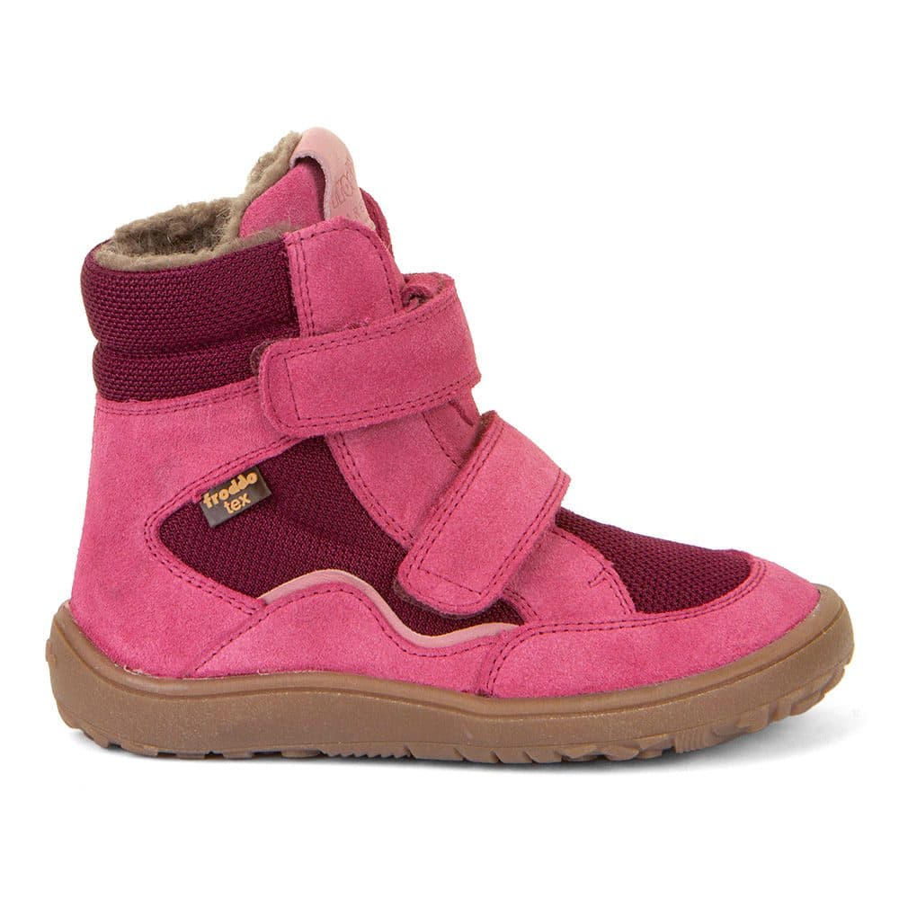 Dívčí zimní barefoot boty TEX WINTER Fuxia, Froddo, G3160233-5, fuxia - 23 - náhled 2