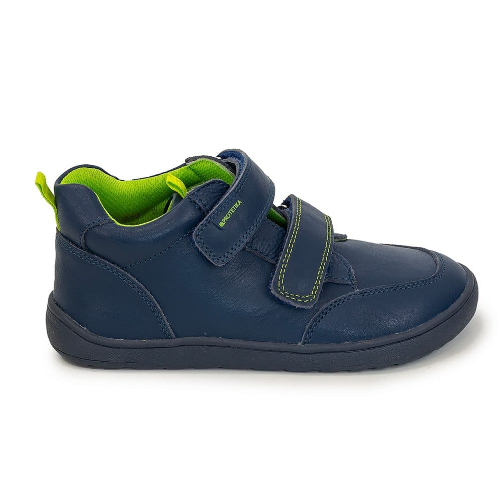 Chlapecké celoroční boty Barefoot DERIL DENIM, Protetika, tmavě modrá - 22 - náhled 4