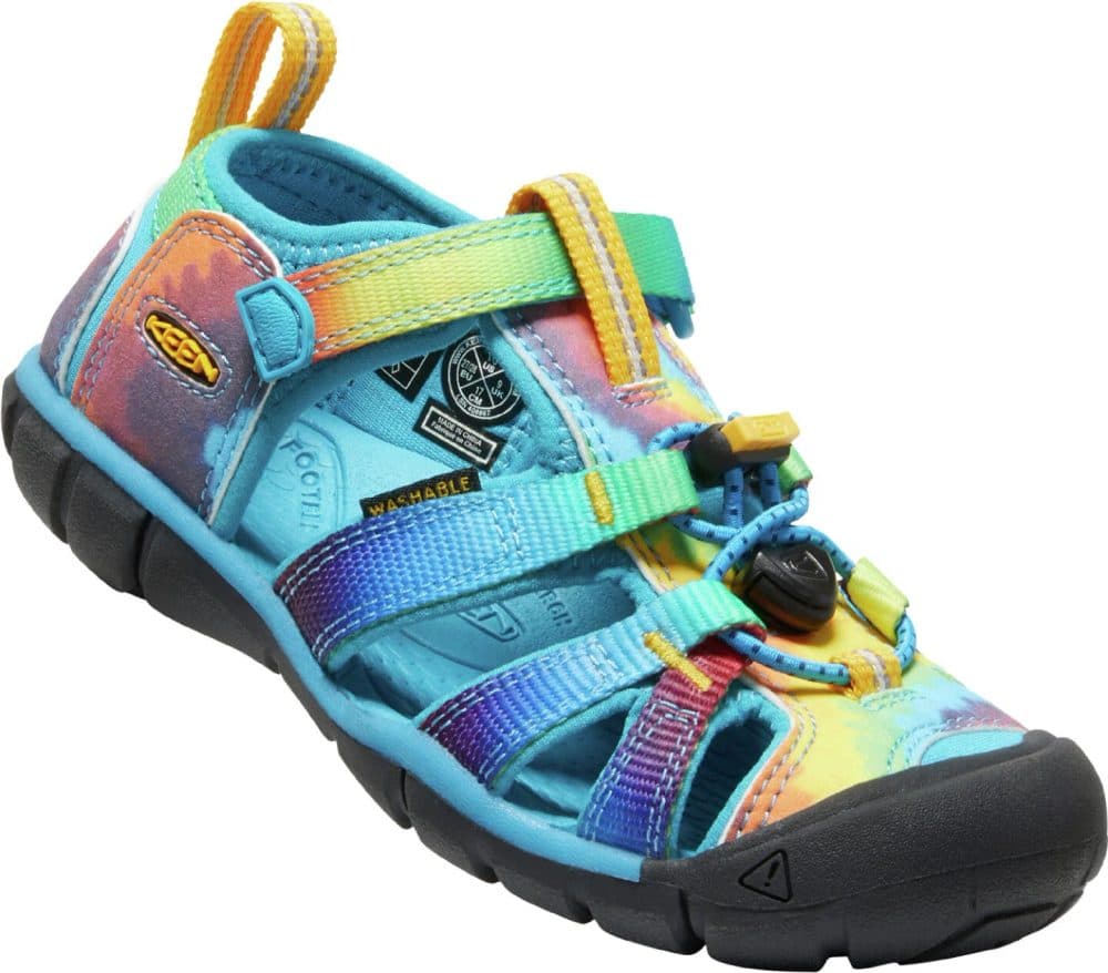 Dětské sandály KEEN SEACAMP II CNX vivid blue/original tie dye -