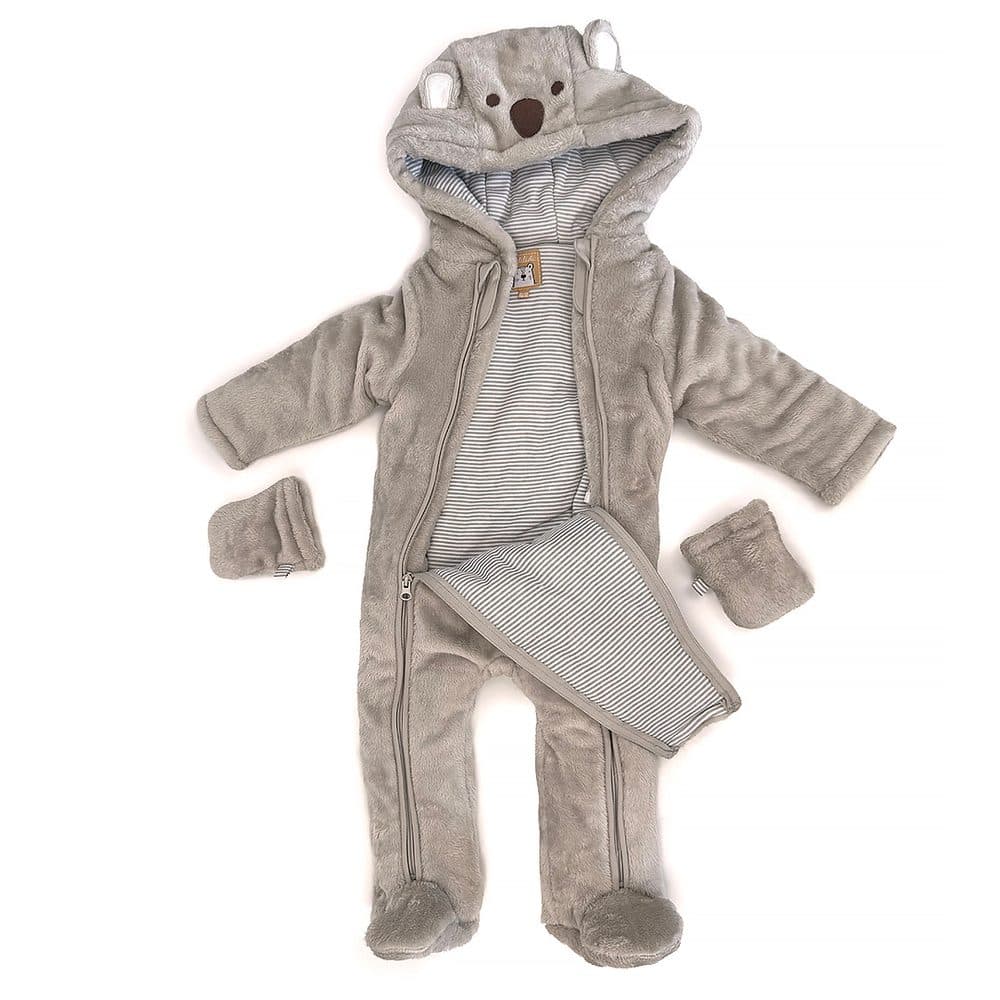 Zimní kojenecká kombinéza Pidilidi PD1168-11 Beige - 56/62 | 0-3m - náhled 5