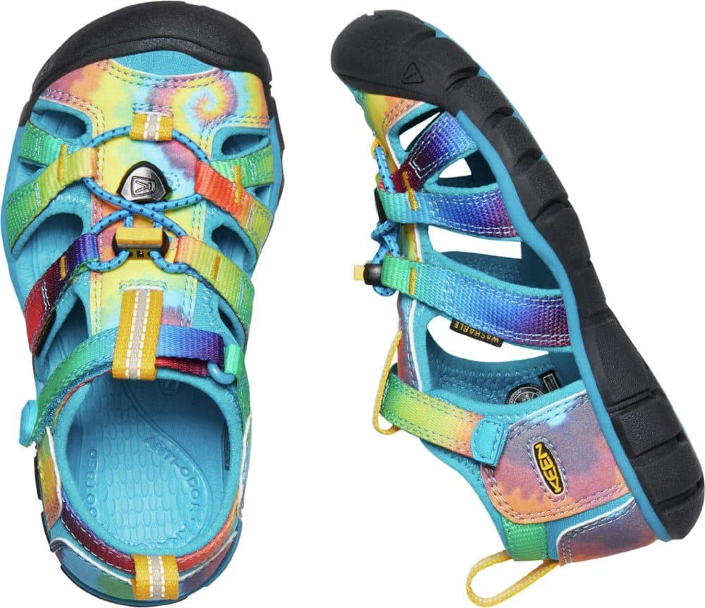 Dětské sandály KEEN SEACAMP II CNX vivid blue/original tie dye - 25/26 - náhled 2