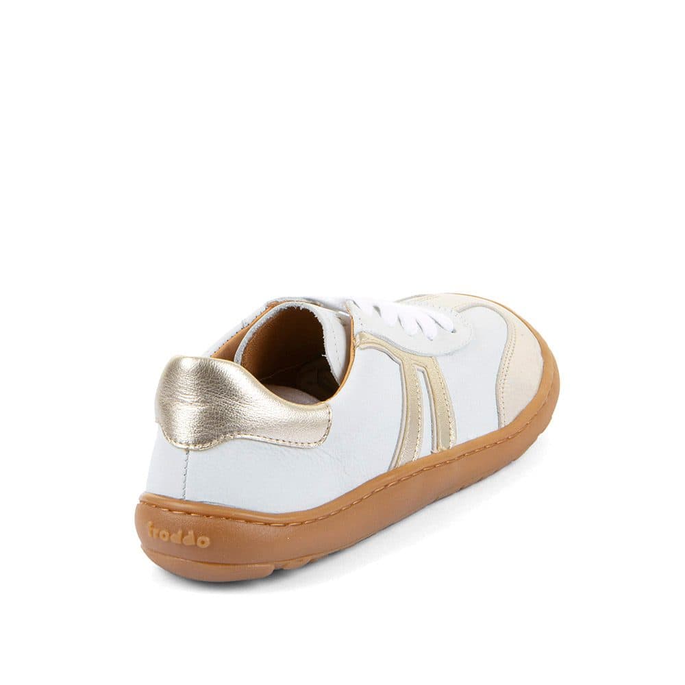 Barefoot tenisky F-MOTION LACES WHITE/GOLD Froddo G3130287-2 - 41 - náhled 5