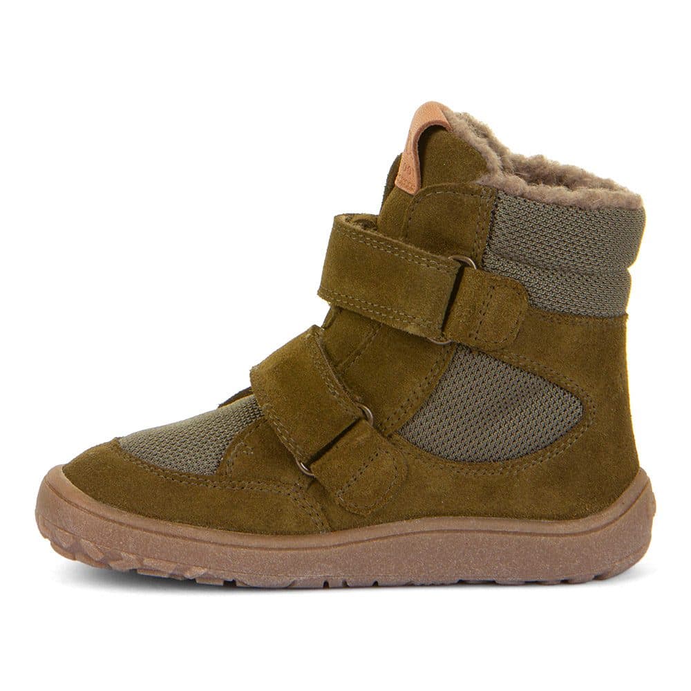 Dětské zimní barefoot boty TEX WINTER Olive, Froddo, G3160233-2, olivová - 32 - náhled 2