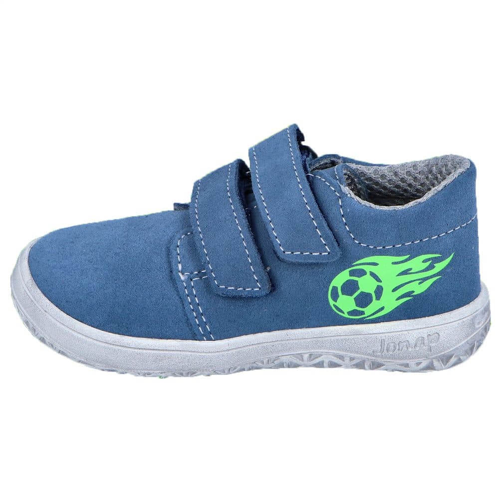 chlapecká celoroční barefoot obuv J-B1/S/V míč modrá, jonap, modrá - 22