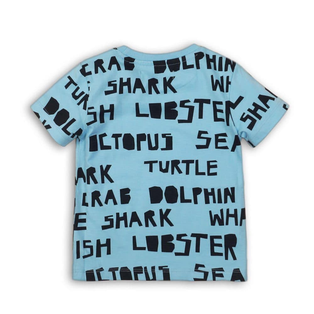 Tričko chlapecké s krátkým rukávem, Minoti, TB TSHIRT 1, modrá - 68/80 | 6-12m - náhled 2