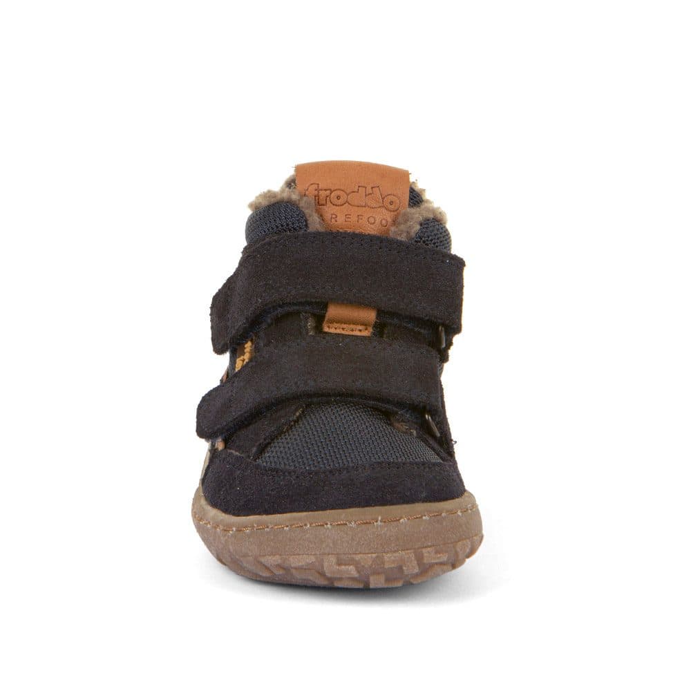 Chlapecké zimní barefoot boty TEX WOOL Dark Blue, Froddo, G3110254-W, tmavě modrá - 25 - náhled 4