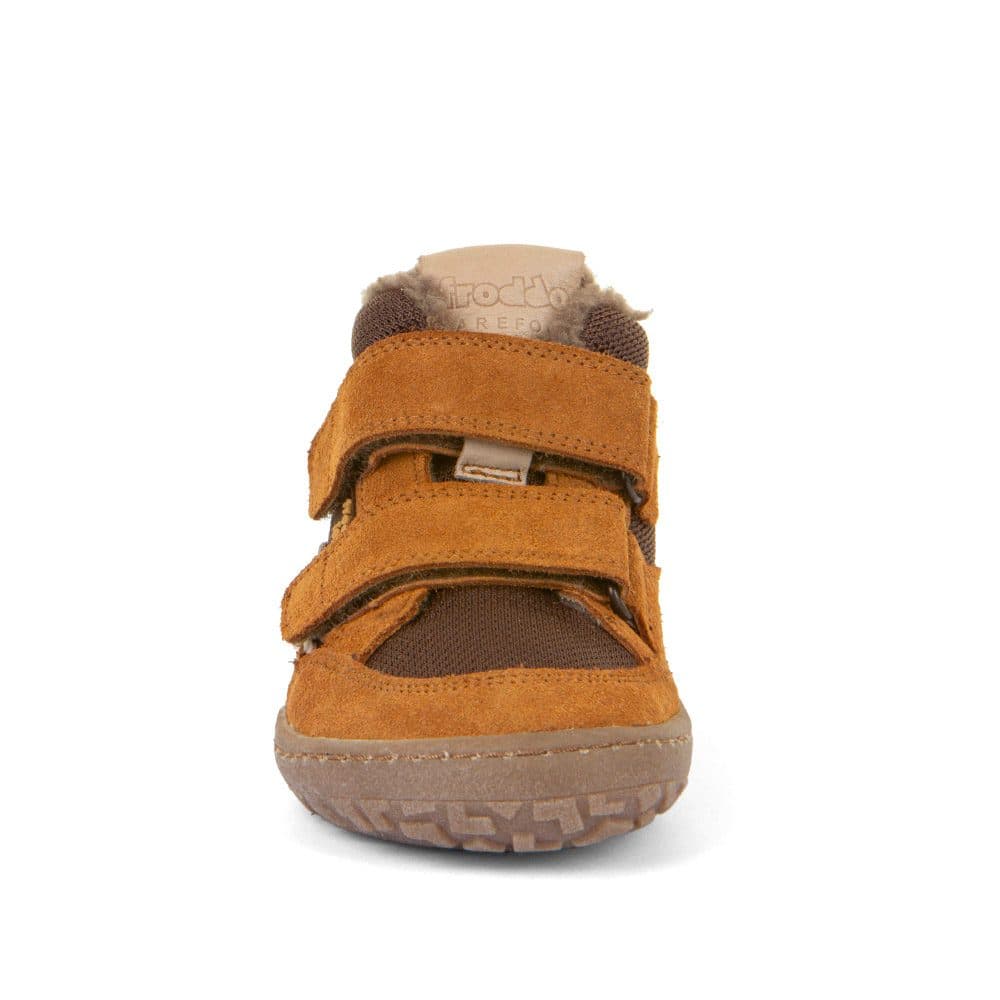 Dětské zimní barefoot boty TEX WOOL Cognac, Froddo, G3110254-14W, hnědá - 23 - náhled 4