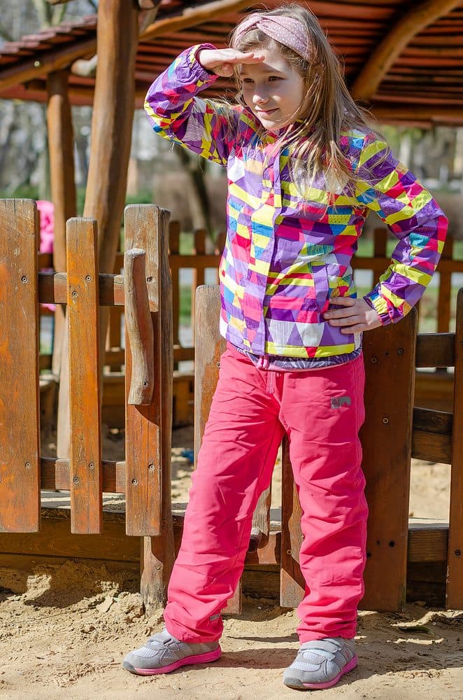 bunda outdoorová podzimní/jarní dívčí, Pidilidi, PD1078-01, holka - 98 | 3roky - náhled 2