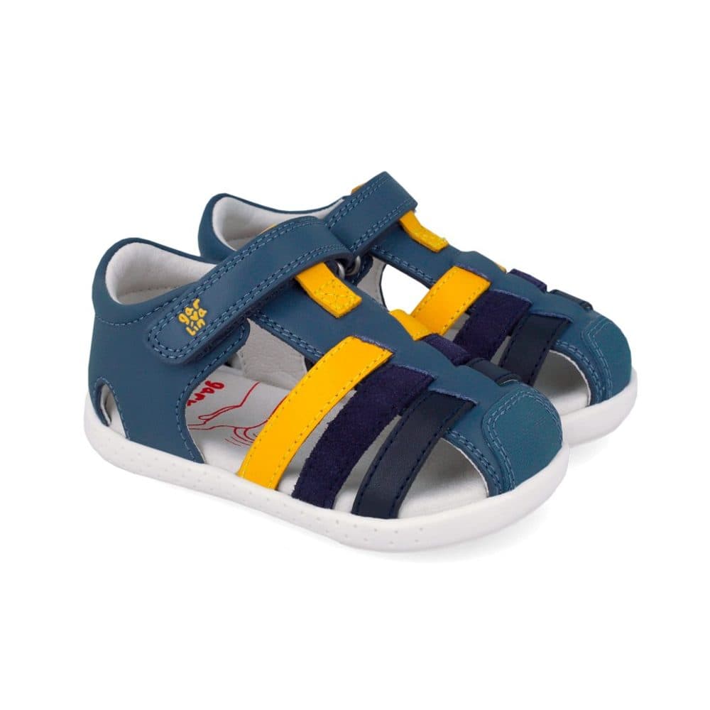 Chlapecké barefoot sandály CASUAL PETROL Biomecanics 262325-A556 -