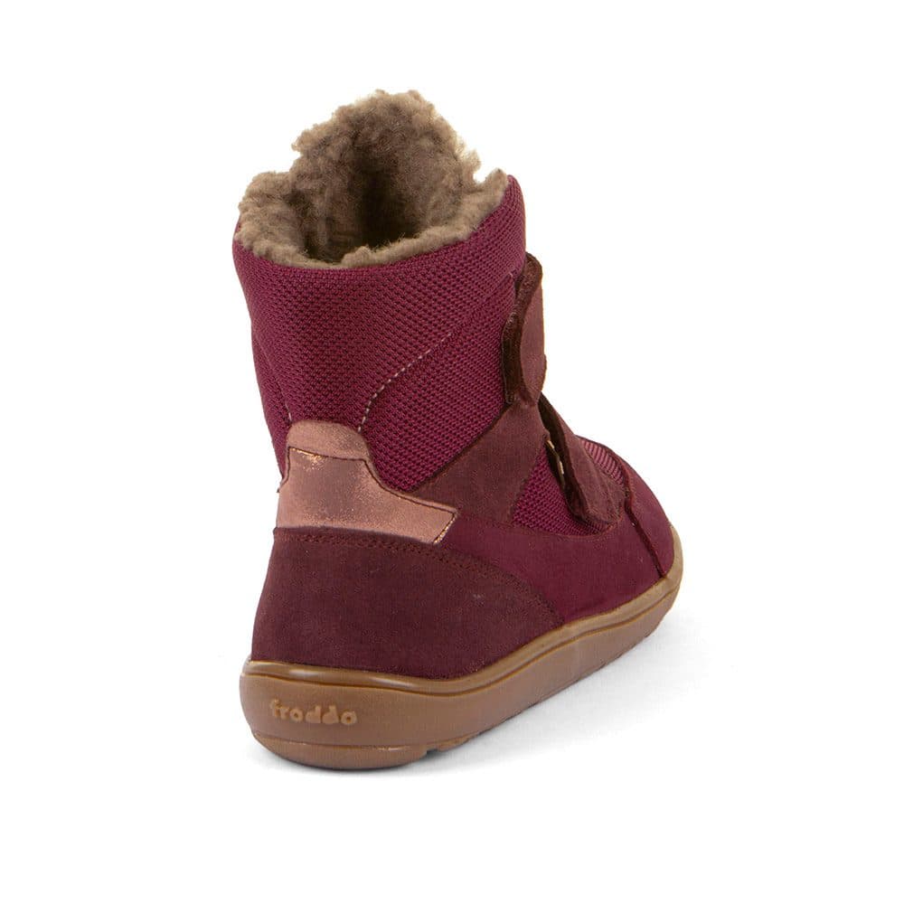 Dívčí zimní barefoot boty UP TEX WINTER Bordeaux G3160252-7 - 32 - náhled 5