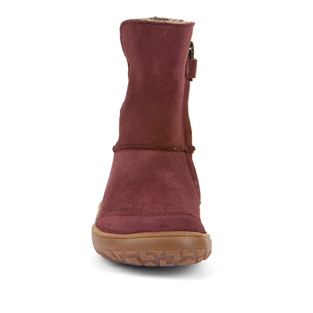Dívčí zimní barefoot boty TEX SUEDE Bordeaux  G3160250-1 - 26 - náhled 4