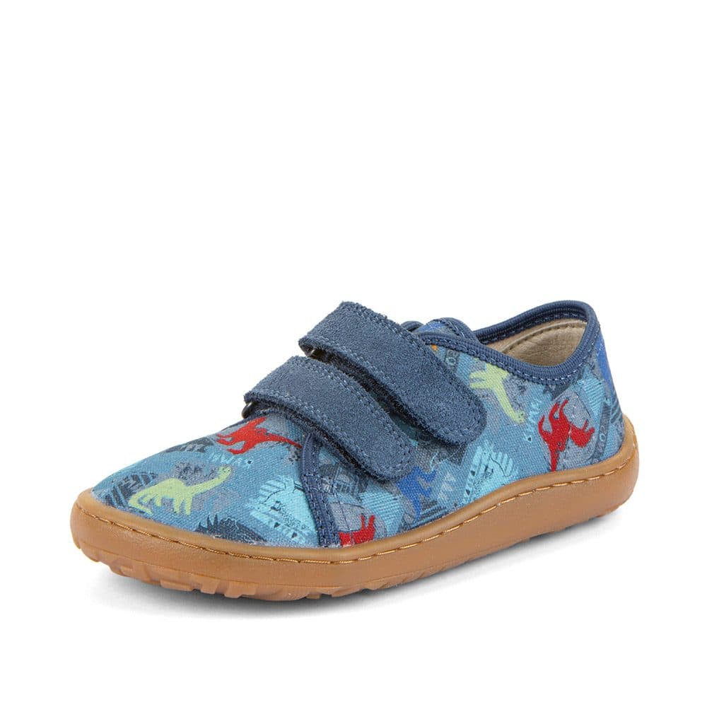 Chlapecké plátěné barefoot tenisky CANVAS DARK DENIM Froddo G1700440-15 -