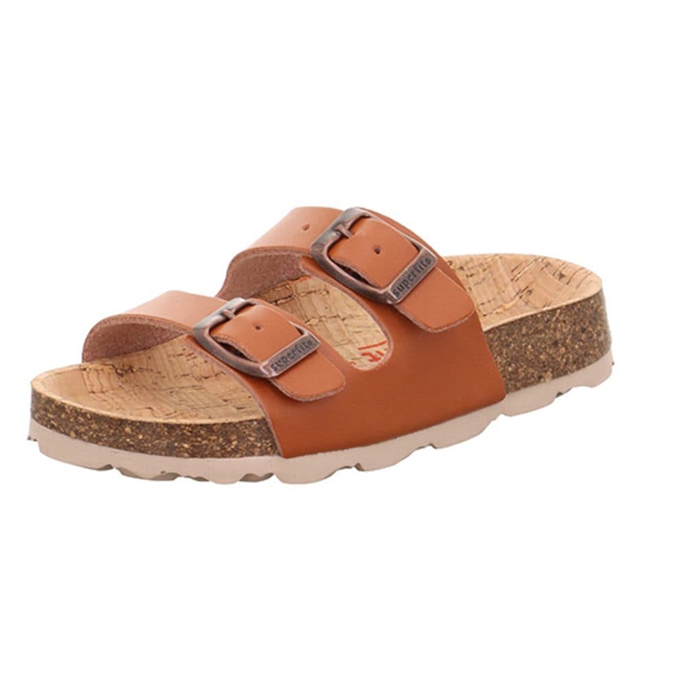 Dětské korkové pantofle Superfit FOOTBAD Brown 1-800111-3000 -