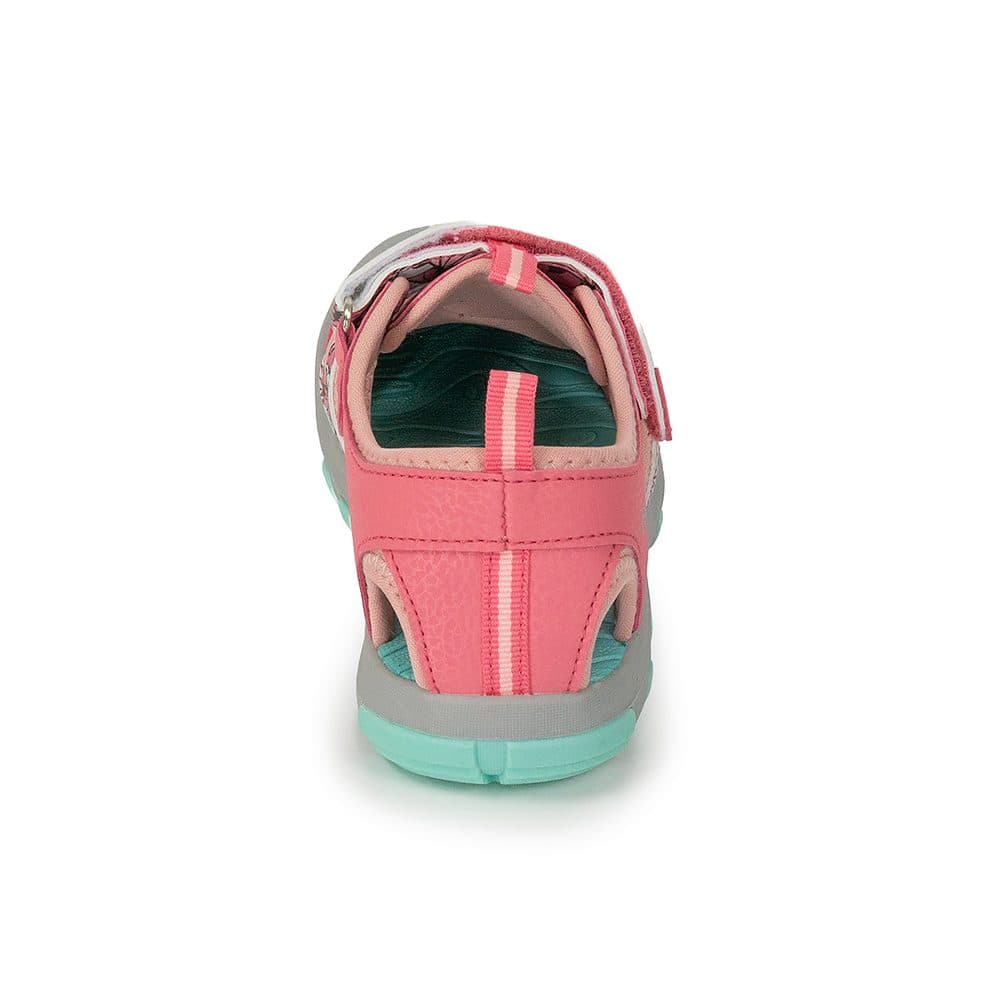 Dívčí sandály BUGGA LUMA Pink/Turquoise - růžové - 27 - náhled 5